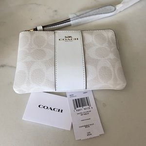 White Coach Wristlet